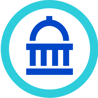 Government building icon